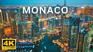 MONACO (Country in europe) 8K UHD VIDEO 60FPS BY DRONE