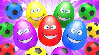 5 Color Eggs Song | Old Macdonald had a Farm Nursery Rhymes Playground Color Song Baby & Kids Songs