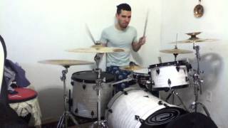 Drumming on my Orange County Venice Series White Onyx Drum Kit