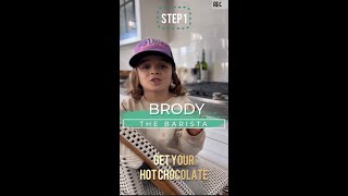 HOW TO MAKE BRODY'S CHA-TAY LATTE #bossbabybrody #brody #funnykidsvideo #funnykids #funny #shorts