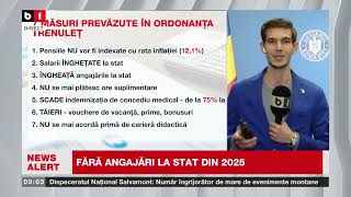 O NOUĂ ȘEDINȚĂ ÎN SÂNUL COALIȚIEI. GUVERNUL PREGĂTEȘTE METICULOS ORDONANȚA_Știri B1TV_28 dec. 2024