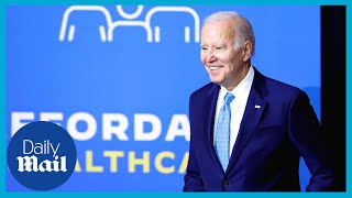 President Joe Biden claims nurses whispered in his ear and breathed on him