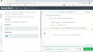 #16 HackerRank Java Strings Reverse DSA Problem Solution in Hindi #HackerRank