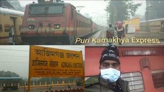 15643 - Puri Kamakhya Express 😇 || Azimganj Jn To New Farakka Jn Train Journey ||