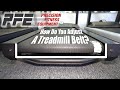 How To Adjust a Treadmill Belt