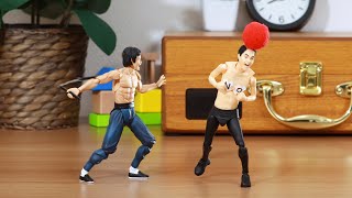Egashira 2:50 - Recreation of Bruce Lee’s Nunchaku Skills | Stop Motion