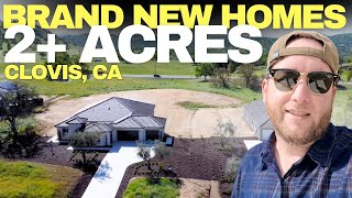HUGE 2 Acre Lots with MASSIVE Homes for Sale in Clovis, CA