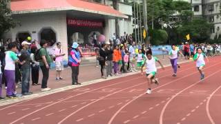 麗園國小102學年度運動會四年級100公尺揚揚20140503