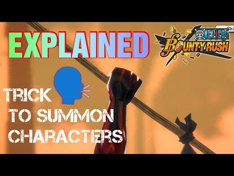 Explaining Special Trick to Summon EX Characters OPBR One Piece Bounty Rush
