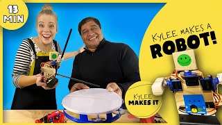 Kylee Makes a Robot | Learn about Robotics and Engineering with Kids Explore Robotics!