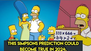 THIS SIMPSONS PREDICTION COULD COME TRUE IN 2024