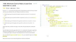 [January 18, 2025, LeetCode daily] 1368. Minimum Cost to Make at Least One Valid Path in a Grid