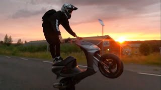 Moped Stunt║Summer Movie║4K