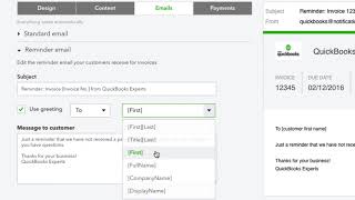 Customizing an Invoice in QuickBooks Online | CAN