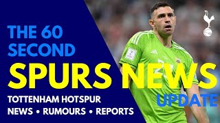 THE 60 SECOND SPURS NEWS UPDATE: Conte Talks, Kane Contract, Interest in Emiliano Martínez, Kompany