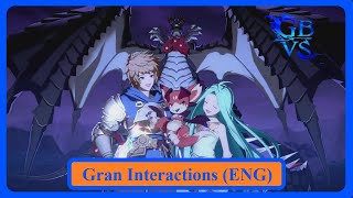 Granblue Fantasy Versus Rising Gran Interactions (English)