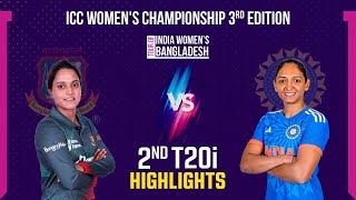 Highlights | Bangladesh Women vs India Women | 2nd T20i Match