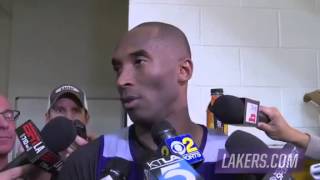 Kobe Bryant's first practice after his torn achilles injury