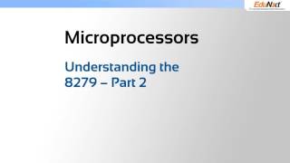 Microprocessor 8279 -Part 2