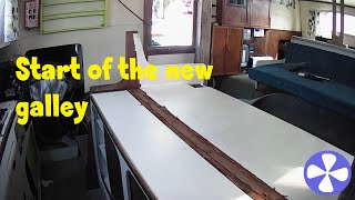 Kraken - the start of the galley rebuild