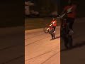 CRF150R wheelie