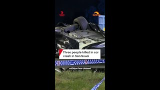 Head-on car crash kills three people in San Souci