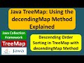 Java TreeMap: Using the decendingMap Method Explained | Java Collection Framework