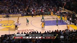 64. Kobe Bryant CLUTCH Shots Over Ray Allen vs Boston Celtics - (2008 NBA FINALS GAME 3)