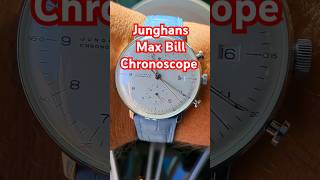 Junghans Max Bill Chronoscope Automatic Watch #germany #watch