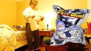 ANGRY GRANDMA STINK BOMB PRANK!