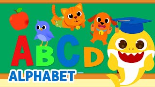 ABC Song with Baby Shark | Learn Alphabet & Phonics Fun | 15-Minute Learning with Baby Shark