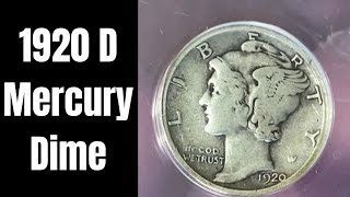 1920 D Mercury Dime