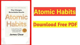 Download Atomic Habits Book PDF Free | Atomic Habits Book PDF kase download kare |
