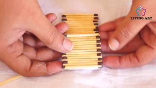 DIY-Match Stick Craft | How to make a Simple matchstick chair