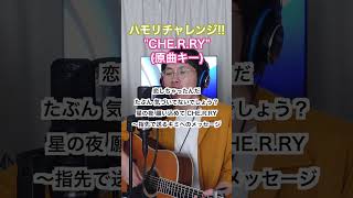 【ハモリチャレンジ】CHE.R.RY / YUI #ハモリ我慢 #shorts #アコギ