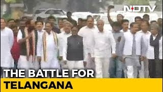 Congress, Chandrababu Naidu's TDP Meet Governor To Pre-Empt Telangana Bid