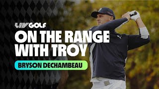 On the range with Bryson DeChambeau