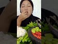 MUKBANG LALAPAN SAMBEL IKAN ASIN BIKIN NGILER 🤤#shorts