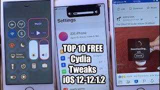 *TOP* 10 Free Cydia Tweaks Compatible iOS 12-12.1.2 (UnC0ver Jailbreak)