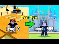 Unlocked Max Level Gym In Gym Tycoon Roblox! Noob To Master