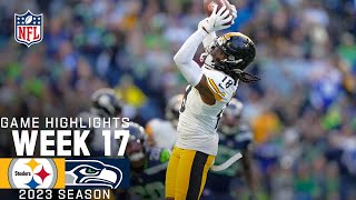 Pittsburgh Steelers vs. Seattle Seahawks Game Highlights | NFL 2023 Week 17
