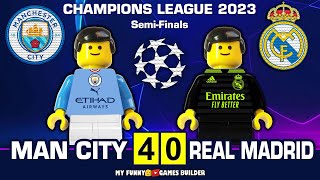 Manchester City vs Real Madrid 4-0 (5-1) Champions League 2023 All Goals & Hіghlіghts Lego Football