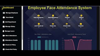 Real-Time Facial Recognition Attendance System for Employees v2 | Source Code