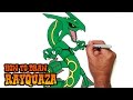 How to Draw Rayquaza | Pokemon