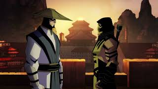 Mortal Kombat Legends Battle of the Realms - Raiden and Scorpion Talk
