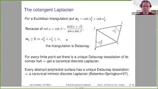 Ivan Izmestiev | A discrete spherical Laplacian