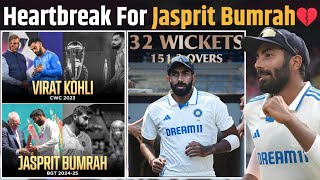 IND vs AUS: Jasprit Bumrah wins player of the series with 32 wickets in BGT ! Feel For Jassi Bhai !