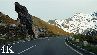 The Most Beautiful Sunset Drive in the Alps, Großglockner- High Alpine Road, Austria,  ASMR 4K