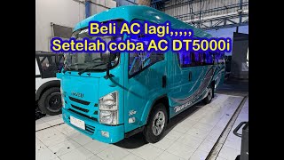 Repeat order pasang ac DT5000i evap bus tembaga elf giga euro4 karoseri adiputro