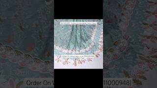 AAVARNAM - Cutwork Embroidered Cotton Fabric #hakobafabrics #westerndressfabric #trending